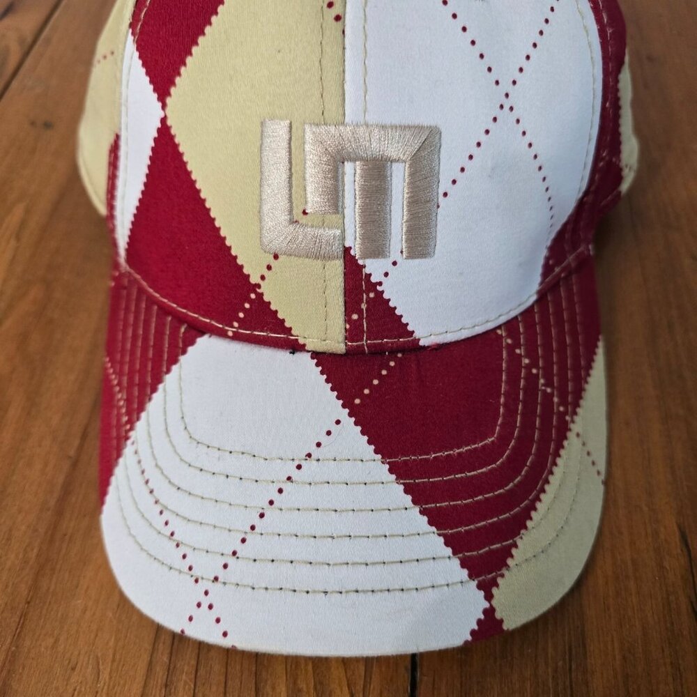 Loudmouth Argyle Pattern Adjustable Baseball Cap - image 2